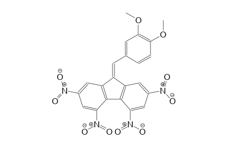 9H-fluorene, 9-[(3,4-dimethoxyphenyl)methylene]-2,4,5,7-tetranitro-