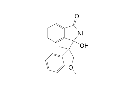 3-Hydroxy-3-(2-methoxy-1-methyl-1-phenylethyl)isoindolin-1-one, diastereomer b