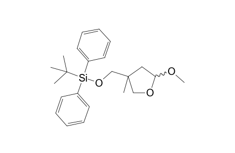 4-(tert-Butyldiphenylsilyl)oxymethyl-2-methoxy-4-methyltetrahydrouran
