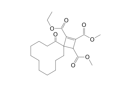 5-Oxospiro[3.11]pentadec-1-ene-1,2,3-tricarboxylic acid 1-ethyl ester 2,3-dimethyl ester