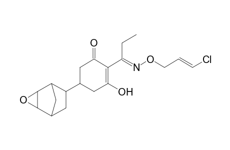 2-Cyclohexen-1-one, 2-[1-[[(3-chloro-2-propenyl)oxy]imino]propyl]-3-hydroxy-5-(3-oxatricyclo[3.2.1.02,4]oct-6-yl)-