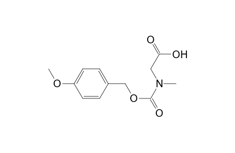 Glycine, N-[[(4-methoxyphenyl)methoxy]carbonyl]-N-methyl-