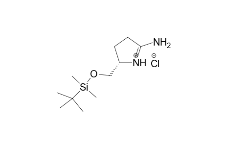(S)-5-[(tert-Butyl)dimethylsilyloxy]methyl-2-amino-3,4-dihydro-5H-pyrrolium chloride