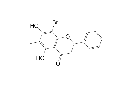 8-Bromo-5,7-dihydroxy-6-methyl-2-phenyl-2,3-dihydro-4H-chromen-4-one
