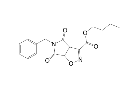 5-Benzyl-3a,6a-dihydropyrrolo[3,4-d]isoxazole-4,6-dione-3-carboxylic acid butyl ester