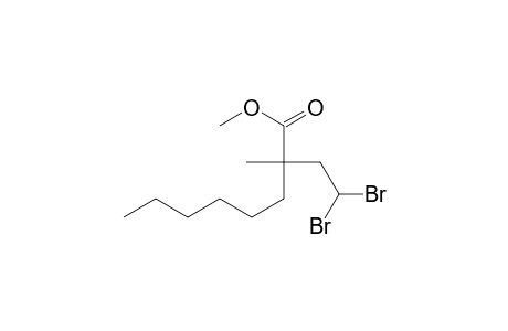 Octanoic acid, 2-(2,2-dibromoethyl)-2-methyl-, methyl ester