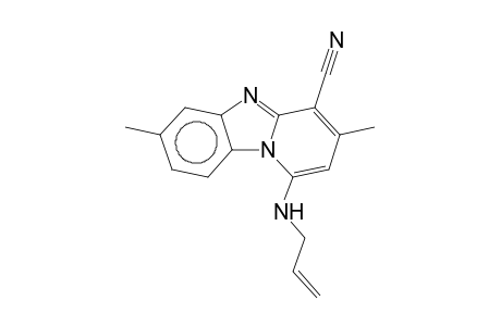 1-Allylamino-3,7-dimethylpyrido[1,2-a]benzimidazole-4-carbonitrile