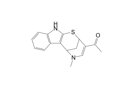 1-(5-Methyl-2,5,6,11-tetrahydro-2,6-methano[1,5]thiazocino[2,3-b]indol-3-yl)ethanone