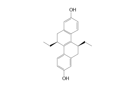 (5S,11S)-5,11-diethyl-5,6,11,12-tetrahydrochrysene-2,8-diol