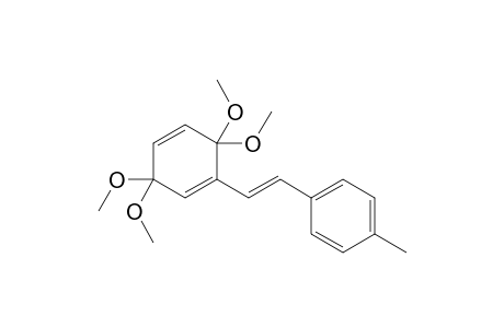 3,3,6,6-tetramethoxy-1-[(E)-2-(4-methylphenyl)ethenyl]cyclohexa-1,4-diene