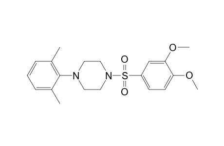 1-(3,4-dimethoxyphenyl)sulfonyl-4-(2,6-dimethylphenyl)piperazine