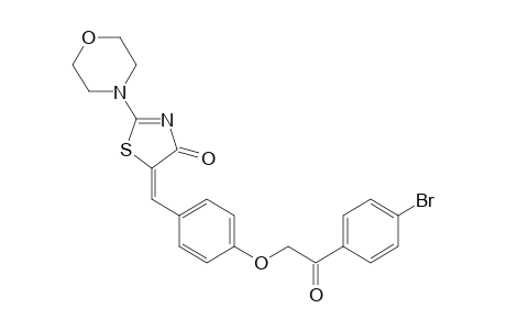 E-5-[4-(4-Bromobenzoylmethoxy)phenylmethylene]-2-morpholin-4-yl-1,3-thiazolin-4-one