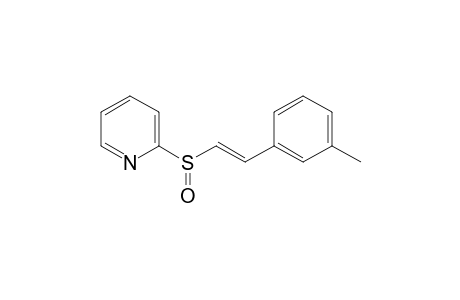 (E)-2-(3-methylstyrylsulfinyl)pyridine