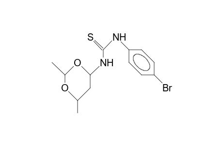 Rel-2S,4R,6S-4-(N'-<4-bromo-phenyl>-2,6-dimethyl-1,3-dioxane