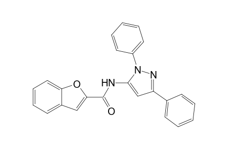 N-(2-Benzofurancarbonyl)-1,3-diphenyl-5-amino-1H-pyrazole