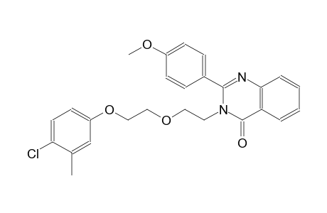 3-{2-[2-(4-chloro-3-methylphenoxy)ethoxy]ethyl}-2-(4-methoxyphenyl)-4(3H)-quinazolinone