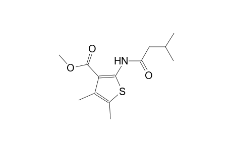 methyl 4,5-dimethyl-2-[(3-methylbutanoyl)amino]-3-thiophenecarboxylate