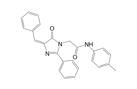4-Benzylidene-2-phenyl-5-imidazolone-1-(N-p-methylphenyl)acetanilide