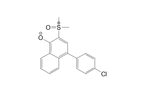[4-(4-Chlorophenyl)-1-hydroxy-2-naphthalenyl]dimethylsulphoxonium hydroxide inner salt