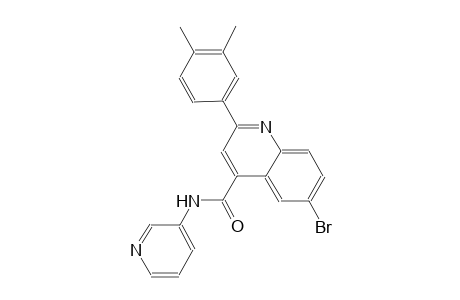 6-bromo-2-(3,4-dimethylphenyl)-N-(3-pyridinyl)-4-quinolinecarboxamide