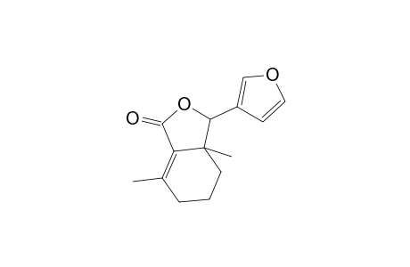 Isobenzofuran-1(3H)-one, 3-(3-furyl)-3a,4,5,6-tetrahydro-3a,7-dimethyl-