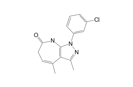1-META-CHLOROPHENYL-3,4-DIMETHYL-6H-PYRAZOLO-[3,4-B]-AZEPIN-7-ONE