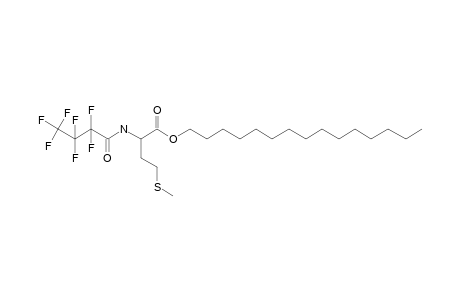 L-Methionine, N-heptafluorobutyryl-, pentadecyl ester