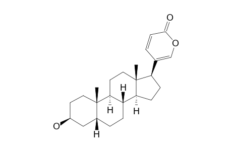 3.beta.-Hydroxy-5.beta.,14.alpha.-bufa-20,22-dienolide