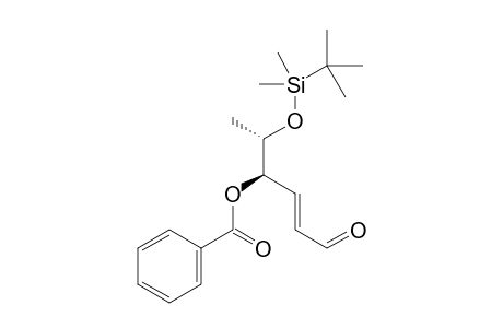 (2S,3R,E)-2-(tert-Butyldimethylsilyloxy)-6-oxohex-4-en-3-yl benzoate