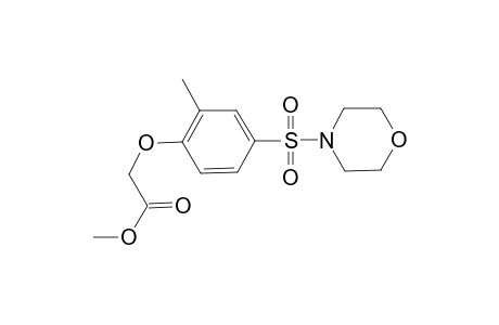 2-(2-Methyl-4-morpholinosulfonyl-phenoxy)acetic acid methyl ester