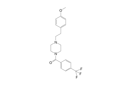 N-[4-(Trifluoromethyl)phenylcarbonyl]-N'-[2-(4-methoxyphenyl)ethyl]piperiazine