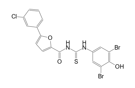 N-[5-(3-chlorophenyl)-2-furoyl]-N'-(3,5-dibromo-4-hydroxyphenyl)thiourea