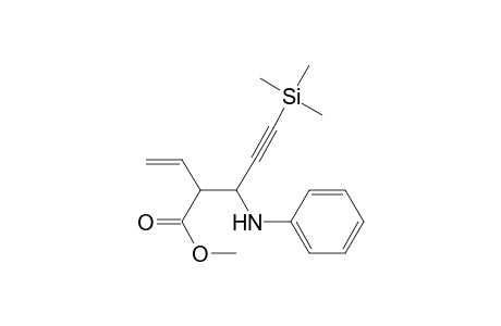 Methyl 3-(Phenylamino)-5-(trimethylsilyl)-2-vinyl-4-pentynoate