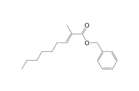 2-Nonenoic acid, 2-methyl-, phenylmethyl ester, (E)-