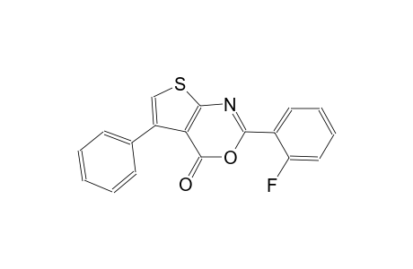 4H-thieno[2,3-d][1,3]oxazin-4-one, 2-(2-fluorophenyl)-5-phenyl-