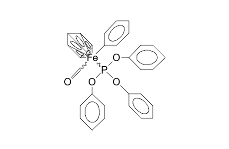 /.eta.-5/-Cyclopentadienyl-phenyl-carbonyl iron triphenyl-phosphite