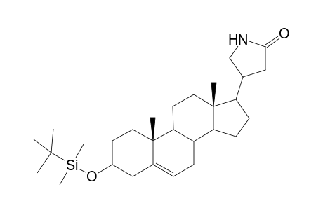 4-.xi.-[(3'-.beta.-tert-Butyldimethylsiloxy)androst-5'-en-17'.beta.-yl]-3-pyrrolidin]-5'-one