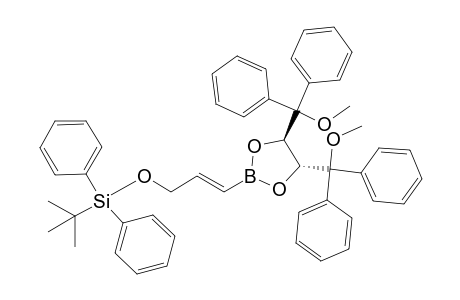 [(E)-3-[(4R,5R)-4,5-bis[methoxy(diphenyl)methyl]-1,3,2-dioxaborolan-2-yl]allyloxy]-tert-butyl-diphenyl-silane