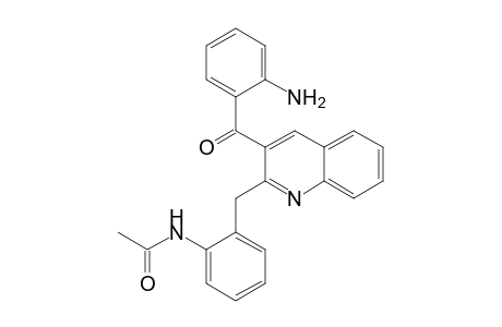 Acetamide, N-[2-[[3-(2-aminobenzoyl)-2-quinolinyl]methyl]phenyl]-