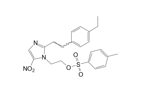 2-(p-ethylstyryl)-5-nitroimidazole-1-ethanol, p-toluenesulfonate (ester)