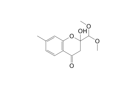 2-(Dimethoxymethyl)-2-hydroxy-7-methylchromanone