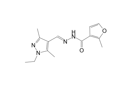 Furane-3-carbohydrazide, N2-(1-ethyl-3,5-dimethylpyrazol-4-ylmethylidene)-2-methyl-