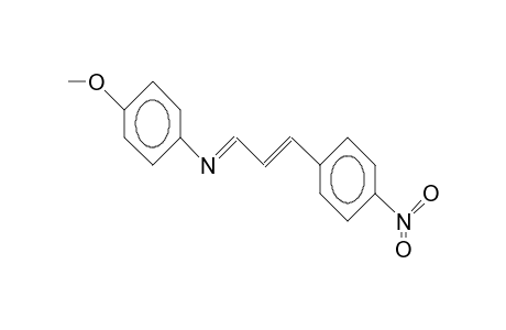 4-Methoxy-N-(3-[4-nitro-phenyl]-2-propen-1-ylidene)-aniline