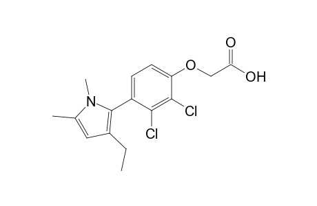[4'-(3"-Ethyl-1",5"-dimethyl-2"-pyrrolyl)-2',3'-dichlorophenoxy]-acetic acid