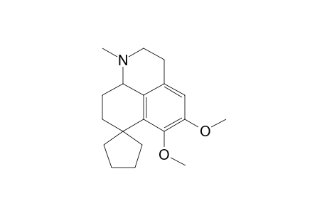 5,6-Dimethoxy-1-methyl-spiro[3,8,9,9a-tetrahydro-2H-benzo[de]quinoline-7,1'-cyclopentane]
