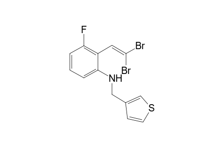 2-(2,2-dibromovinyl)-3-fluoro-N-(3-thienylmethyl)aniline