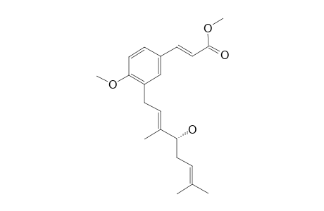 METHYL-3-[4-HYDROXYGERANYL]-PARA-COUMARATE-4-O-METHYLETHER