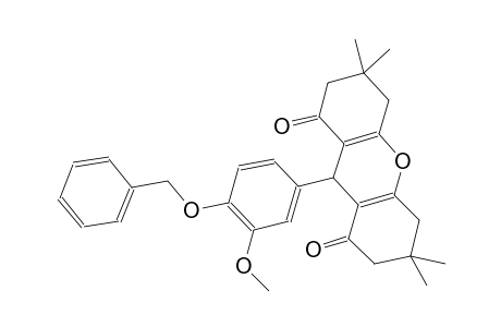 1H-xanthene-1,8(2H)-dione, 3,4,5,6,7,9-hexahydro-9-[3-methoxy-4-(phenylmethoxy)phenyl]-3,3,6,6-tetramethyl-