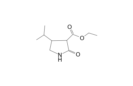 4-isopropyl-2-keto-pyrrolidine-3-carboxylic acid ethyl ester