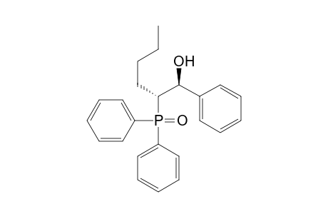 Benzenemethanol, .alpha.-[1-(diphenylphosphinyl)pentyl]-, (R*,S*)-(.+-.)-
